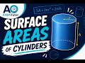 SURFACE AREAS OF CYLINDERS