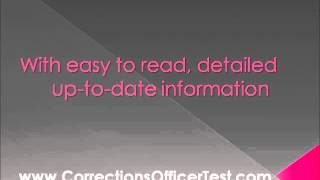 correction officer recruit exam orientation guide