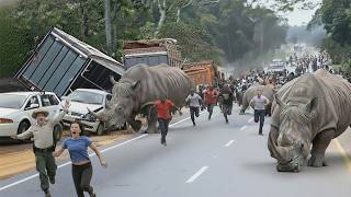 99 Most BRUTAL ANIMAL ATTACKS Caught on Camera #03