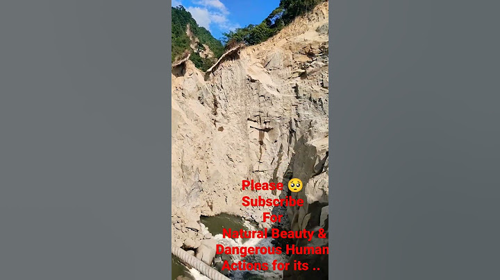 Heavy Landslide due to weak Sandy soil causes collapsing water tunnel