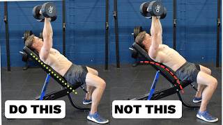 How To Do Incline Dumbbell Press Correctly
