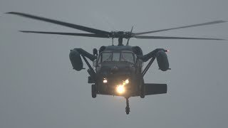 千歳基地航空祭2018 UH-60J救難展示