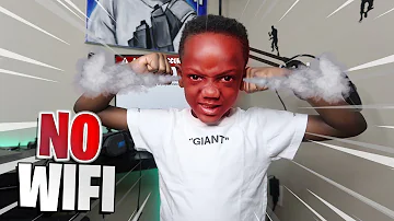 INTERNET SHUTDOWN PRANK ON SUPER SIAH! *NO FORTNITE ON QUARANTINE*