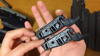 Safariland 579 GLS holster vs fake Emerson Gear 579 GLS holster.