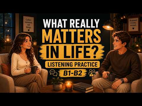 What Really Matters in Life Nowadays? | A Deep English Conversation About Life & Happiness