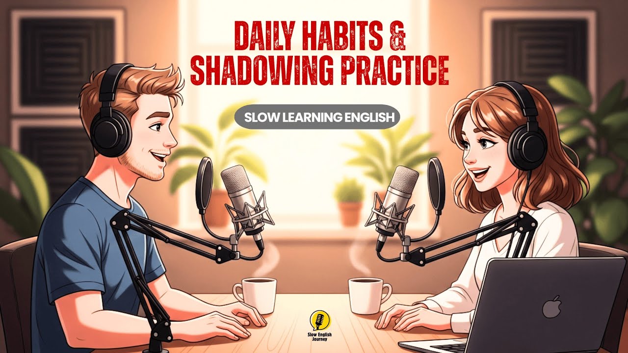 Learn English With Podcast | Daily Habits & Shadowing Practice | Slow ...