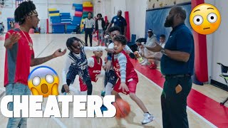 COACH IAN AND OTHER COACH GETS HEATED!!! *** THEY CHEATING THE KIDS***