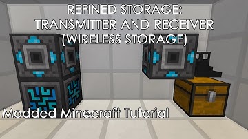 Refined Storage - Network Transmitter / Receiver / Card | Wireless Tutorial