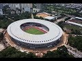 melihat dari kejauhan tentang setadion gelora bung aris