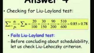 Mod-01 Lec-10 RMA Scheduling : Further Issues