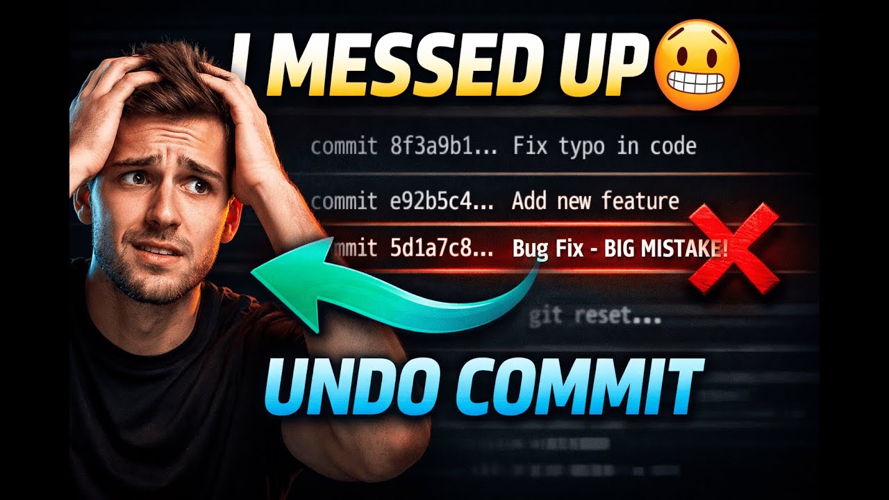 STOP Panicking! Here’s How to Undo Git Commits Like a Pro 🔥