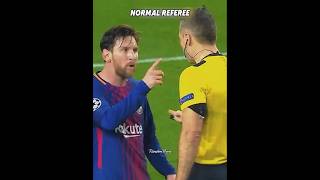 Normal Referee VS The Most Feared Referee #football #shorts #referee #messi #ronaldo