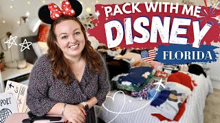 PACK WITH ME: WALT DISNEY WORLD  hacks, tips & essentials  the ultimate guide to Disney packing!