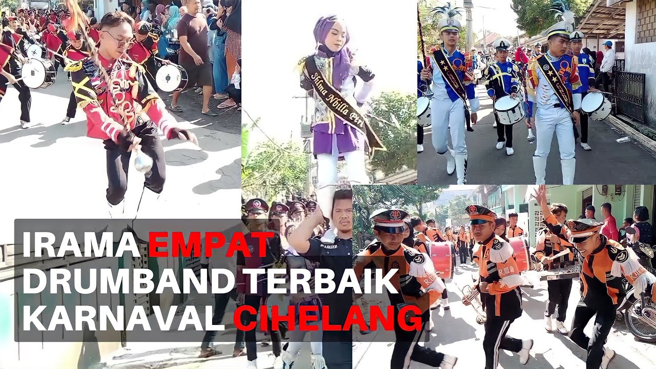 KARNAVAL RAUDHATU JANNAH CIHELANG TONGGOH DI ISI 4 DRUMBAND RMA,GNRMC, DQCK,GSYP TERBARU @kang entuk