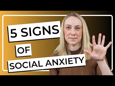 5 signs of social anxiety and what to do about it... thumbnail