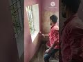 Indigo primer pink colour apply wall fast cot #wallhaning #shots #reels #viral #video #youtube