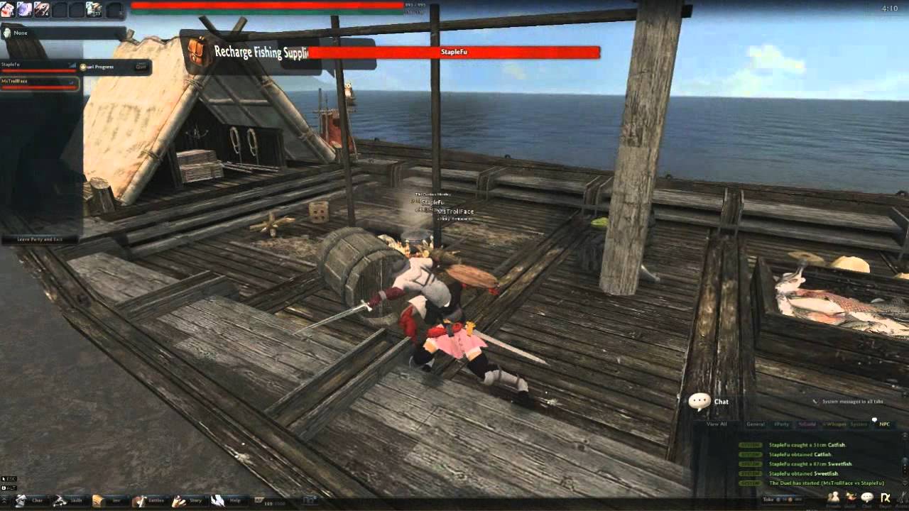 Vindictus, free4play MMO. Troll Fishing