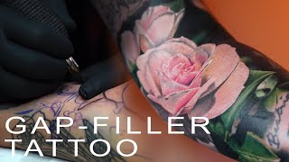 GAP-FILLER TATTOO | Realistic Rose