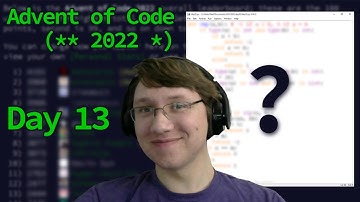 Advent of Code 2022 Day 13 Solve