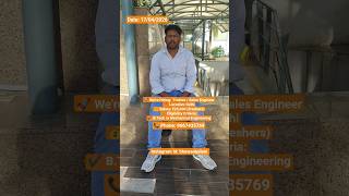 We're Hiring: Sales Trainee / Sales Engineer📍 Location: Delhi #shorts