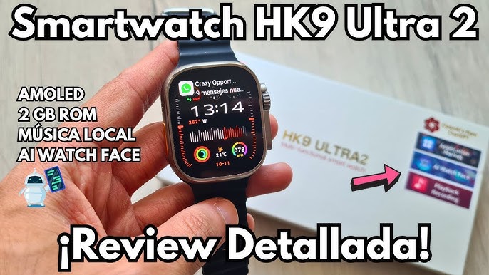 Hk8 Pro Max Ultra Smart Watch Hombre 49 mm Pantalla Amoled Brújula Nfc  Smartwatch-yky