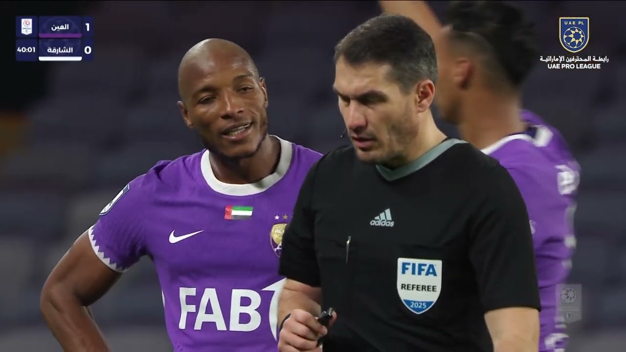 ملخص وأهداف مباراة العين ضد الشارقة الجولة 11 من دوري ادنوك للمحترفين موسم 2025-2026