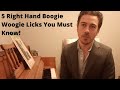 5 Boogie Woogie Licks You Must Know! Part 1