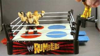 WWE Rumblers Blast & Bash Ring plus Steel Cage