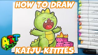 How to Draw Kaiju Kitty @ArtLandhowtodraw