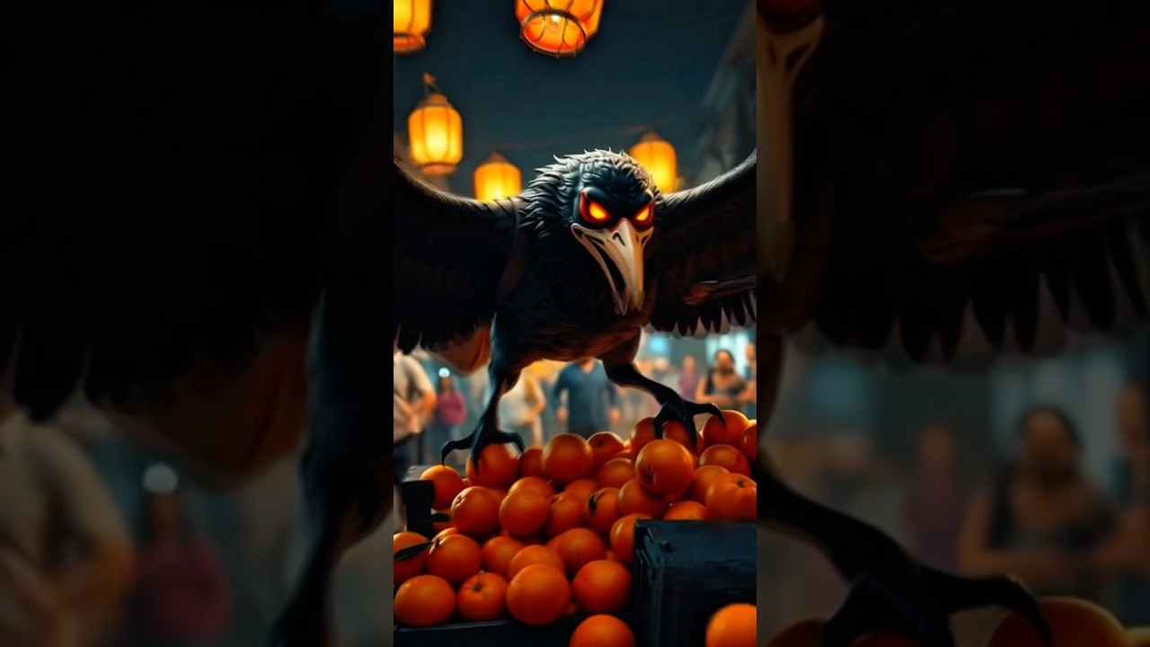 Fox Detective vs Masked Crow – Epic Night Market Chase! 