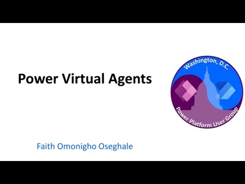 Power Virtual Agents - April 2023 Washington, DC User Group