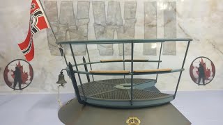 DID 1/6 WWII U-BOAT CONNING TOWER METAL GUN DECK DIORAMA SET DELUXE PART "A" and "B". REVIEW