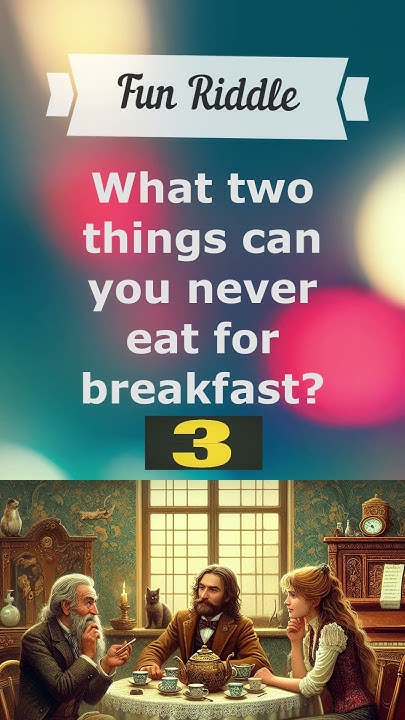 what-two-things-can-you-never-eat-for-breakfast-funnyvideo-christmas