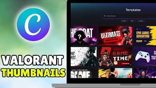How To Make Viral Valorant Thumbnails In Canva (2026) - Full Guide