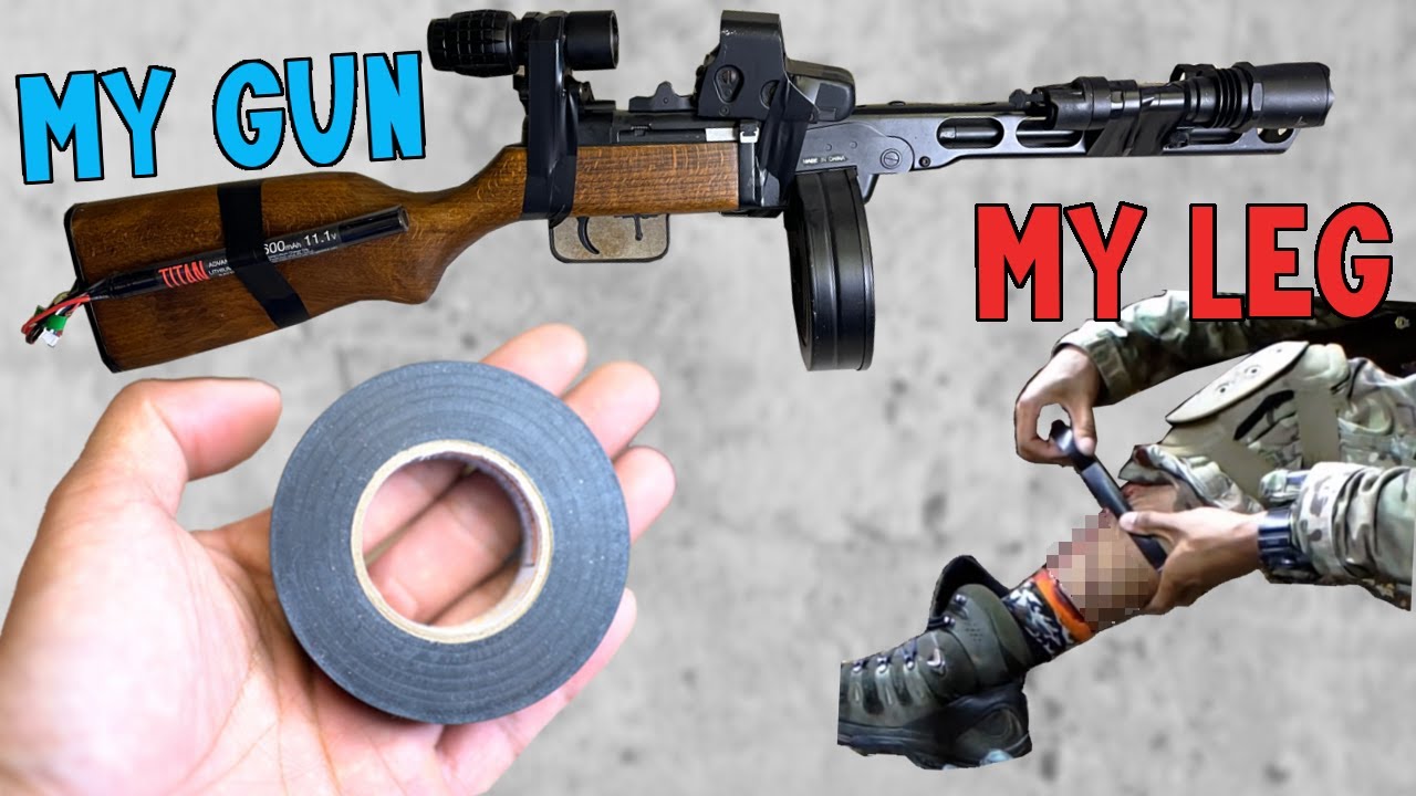 Fixing all my Airsoft Problems with Electrical Tape (Elite Force MP5