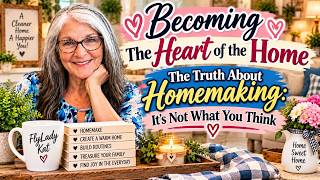 Becoming The Heart Of The Home✨The Truth About Homemaking: It’s Not What You Think ✨