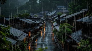 Urban Rain Serenade: Heavy Rain Sounds for a Peaceful Night in the City🌧☔️