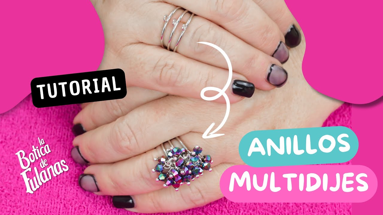 TUTORIAL: ANILLOS MULTIDIJE #accesorios - YouTube