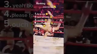 Ranking The Most Hilarious UFC Clips 🤣 #ufc #shortsfeed #shorts #shortvideo #funny