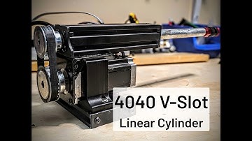 4040 V-Slot Electric Cylinder with Leadshine Motion Studio and open loop stepper.