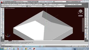 How to draw a sloping isolated footings in Autocad 2012