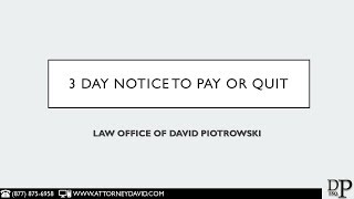 This video discusses ccp 1161(2), also known as california code of
civil procedure the 3 day notice to pay rent or quit. note: serving
rules hav...