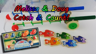 Melissa and Doug Count and Catch Fishing Game Set!