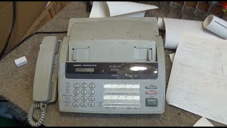 Brother IntelliFax 675 Fax Machine | Initial Checkout