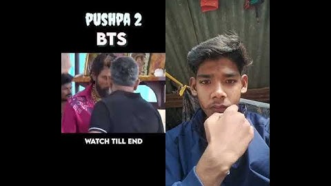 Pushpa 2 BTS | Allu Arjun | Director Sukumar #pushpa2​ #shooting​ #bts​ #shorts​ #pushpa2​