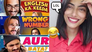 @BBKiVines 'English ka keeda | Wrong Number | Aur Bata- A Public Service Message| Reaction