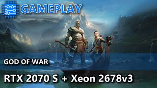 RTX 2070 Super + Xeon 2678v3 - God of War em 1440p e 4K