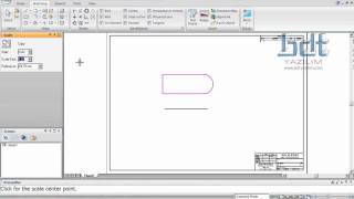 Solid Edge 2D_Scale Komutu(Ölçeklendirme)