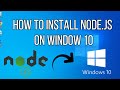 Install Node.js & NPM on Windows 10 (2022 Guide)