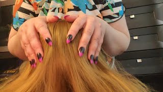 видео: ASMR проверка кожи головы длинными ногтями, Царапание кожи головы, Шепот, крупный план, Ролевая игра картинка: ASMR проверка кожи головы длинными ногтями, Царапание кожи головы, Шепот, крупный план, Ролевая игра